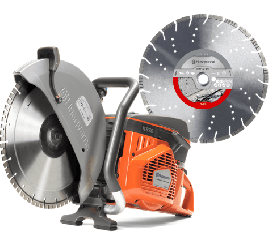 Slika: Ručna pila Husqvarna K970 + rezna ploča 400mm